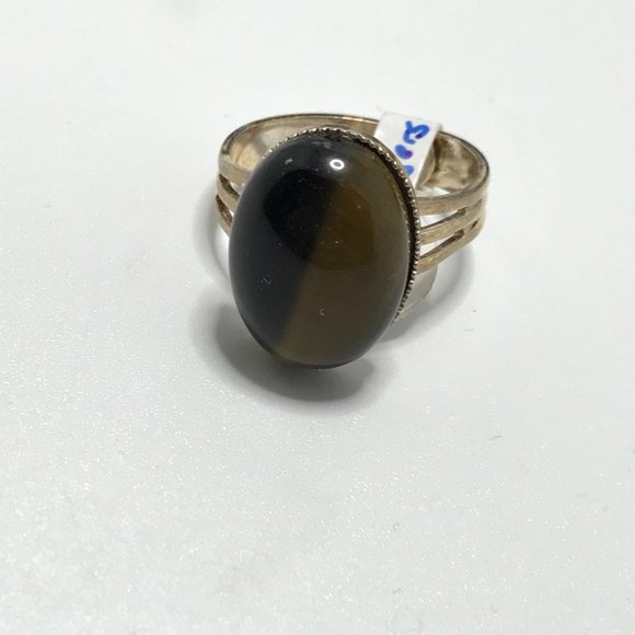 Tigereye Sizeable Silver Ring - Picture 4 of 8